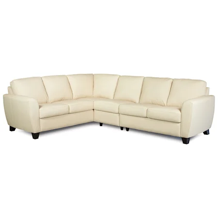 Contemporary 5-Seat Sectional Sofa with LAF Corner Piece